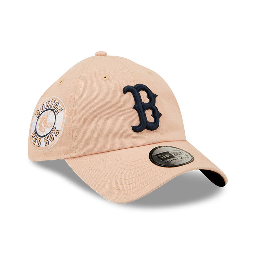 New Era Cap Boston Red Sox Washed Patch Pink
