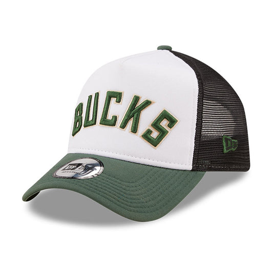 New Era Cap Milwaukee Bucks Green White