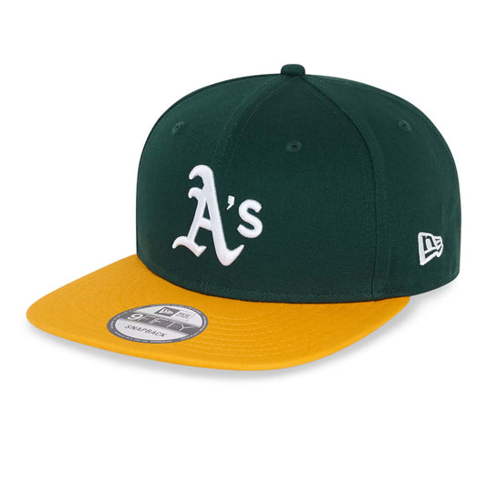 New Era Cap Oakland Athletics Essential Green Yellow Snapback